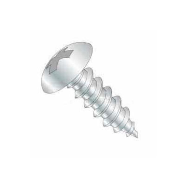 Sarjo Industries Sheet Metal Screw, #10 x 1-1/4 in, Stainless Steel Truss Head Phillips Drive 32422